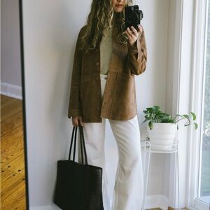 ** Buttery Soft Tan Suede Blazer **